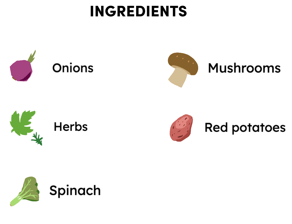 Ingredients list